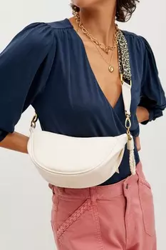 Маленькая поясная сумка через плечо Betty Oliver Bonas, белый