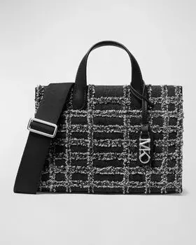 Маленькая потертая сумка-мессенджер Gigi MICHAEL Michael Kors, цвет Black