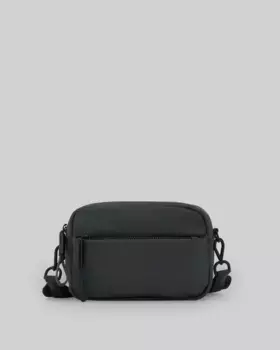 Маленькая прямоугольная женская сумка через плечо из нейлона Adolfo Dominguez, темно-зеленый