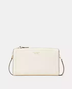 Маленькая розовая кожаная сумка через плечо Knott на молнии Kate Spade, розовый