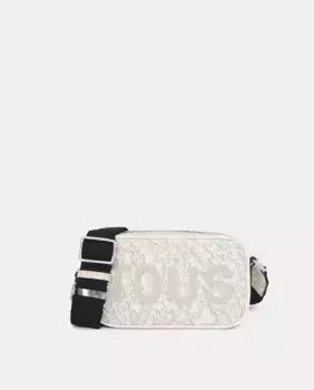 Маленькая серая сумка через плечо Kaos Mini Evolution с логотипом Tous