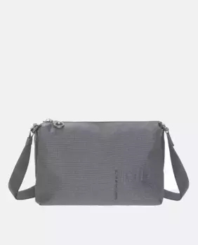 Маленькая серая сумка через плечо Mandarina Duck, темно-серый