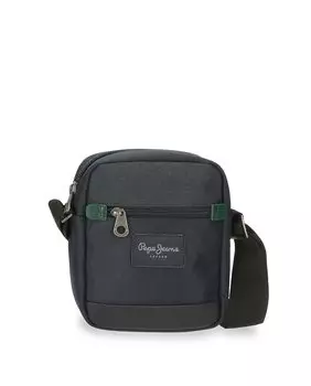 Маленькая синяя мужская сумка через плечо GreBay Pepe Jeans, синий