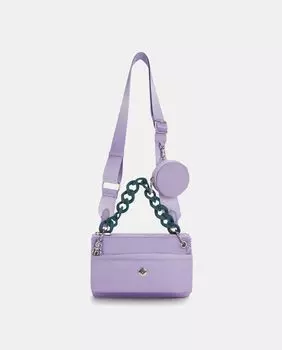 Маленькая сиреневая сумка через плечо Kipling, сиреневый