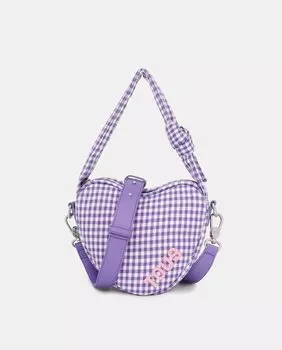 Маленькая сиреневая сумка через плечо в форме сердца Carol Vichy Tous, сиреневый