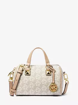 Маленькая спортивная сумка через плечо Grayson Empire с фирменным логотипом Michael Kors, ванильный