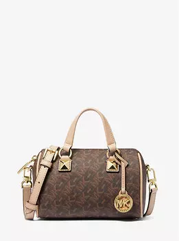 Маленькая спортивная сумка через плечо Grayson Empire с фирменным логотипом Michael Kors, коричневый