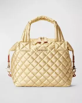 Маленькая стеганая сумка через плечо Sutton Deluxe MZ WALLACE, цвет Gold