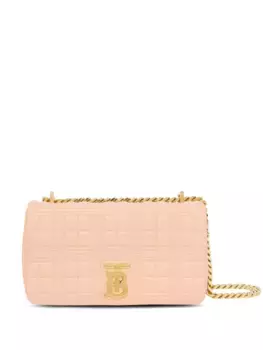 Маленькая стеганая сумка Lola BURBERRY, розовый