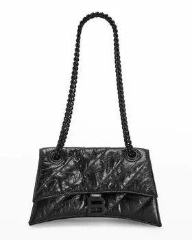 Маленькая стеганая сумка на плечо Crush с цепочкой Balenciaga