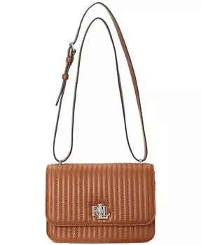 Маленькая стеганая сумка Sophee из кожи наппа Lauren Ralph Lauren, синий