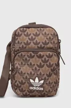 Маленькая сумка adidas Originals, коричневый