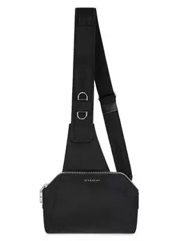 Маленькая сумка Antigona U из нейлона Givenchy, черный