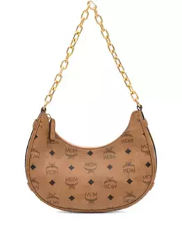 Маленькая сумка Aren с монограммой MCM, коричневый