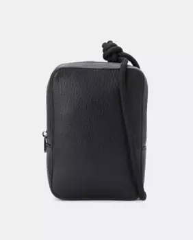 Маленькая сумка-бандо с тиснением PU Dustin, черный