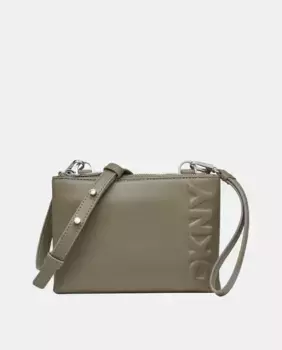 Маленькая сумка-бандо TINSLEY DKNY, темно-зеленый