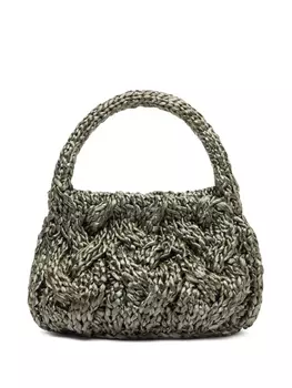 Маленькая сумка Cable Knit JW Anderson, серый