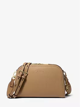 Маленькая сумка через плечо Ashton из шагреневой кожи Michael Kors, коричневый