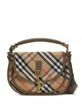 Маленькая сумка через плечо B Clip BURBERRY, нейтральный