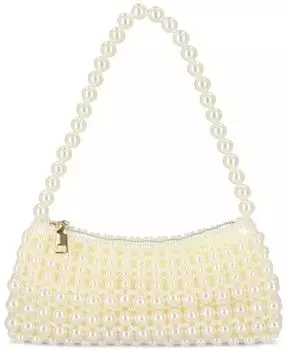 Маленькая сумка через плечо Baguette с жемчужным декором I.N.C. International Concepts, слоновая кость/кремовый