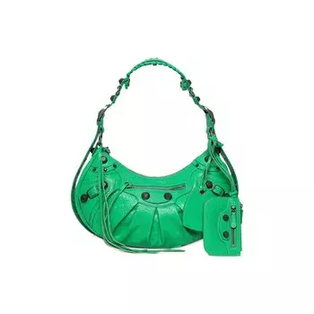 Маленькая сумка через плечо Balenciaga Le Cagole, Яркий зеленый