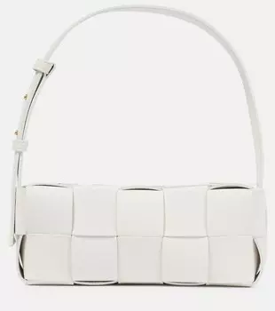 Маленькая сумка через плечо Brick Cassette Bottega Veneta, белый