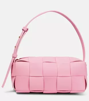 Маленькая сумка через плечо Brick Cassette Bottega Veneta, золотой