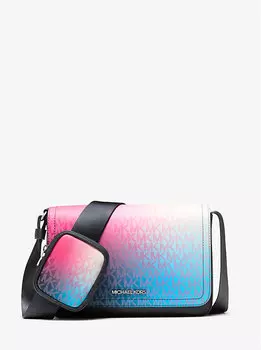 Маленькая сумка через плечо Cooper с фирменным логотипом и эффектом омбре Michael Kors, мультиколор