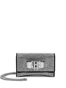 Маленькая сумка через плечо Crystal Philipp Plein, черный
