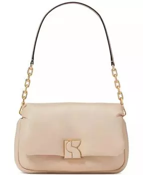 Маленькая сумка через плечо Dakota Puffy из гладкой кожи Kate Spade New York, черный