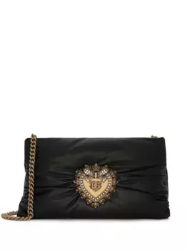 Маленькая сумка через плечо Devotion Soft DOLCE & GABBANA, черный