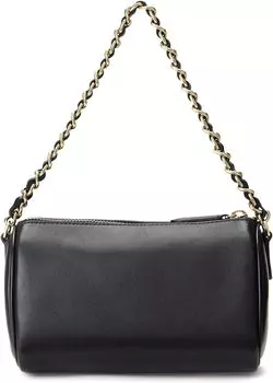 Маленькая сумка через плечо Emelia из кожи наппа LAUREN Ralph Lauren, черный