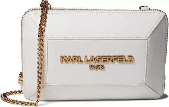 Маленькая сумка через плечо Georgette Karl Lagerfeld Paris, цвет Winter White