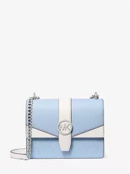 Маленькая сумка через плечо Greenwich с фирменным логотипом и цветными блоками Michael Kors, мультиколор