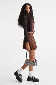 Маленькая сумка через плечо H&amp;M, черный/серебристый