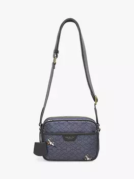 Маленькая сумка через плечо Heirloom Ski Dog с молнией сверху Radley, облачный взрыв