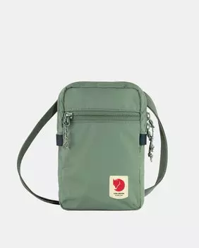Маленькая сумка через плечо High Coast Pocket из переработанного нейлона цвета морской волны с застежкой-молнией Fjllrven