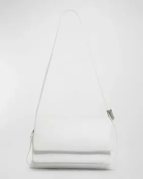 Маленькая сумка через плечо из кожи напа City Proenza Schouler, цвет Optic White