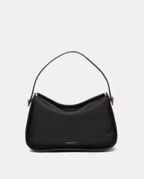 Маленькая сумка через плечо из переработанных материалов Abbacino, черный