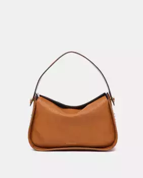 Маленькая сумка через плечо из переработанных материалов Abbacino, цвет Camel