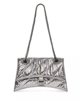 Маленькая сумка через плечо из стеганой кожи с цепочкой Crush Balenciaga