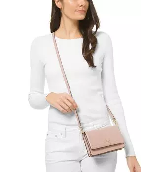 Маленькая сумка через плечо Michael Kors, розовый