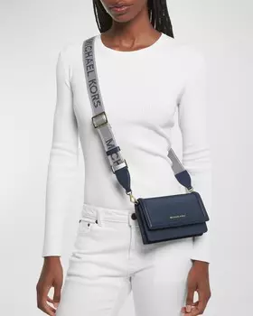 Маленькая сумка через плечо Jet Set для телефона MICHAEL Michael Kors