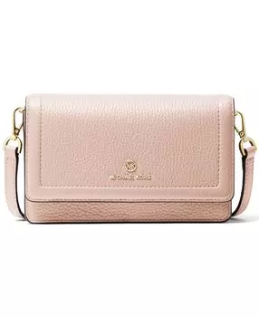 Маленькая сумка через плечо Michael Kors Jet Set Charm Small Phone, светло-розовый