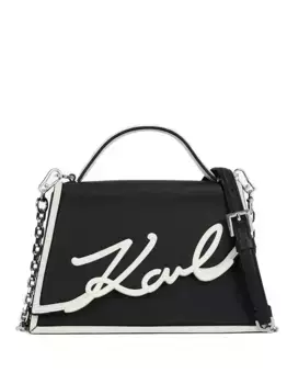 Маленькая сумка через плечо K/Signature KARL LAGERFELD, черный