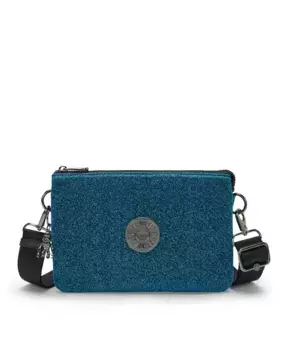 Маленькая сумка через плечо Kipling, бирюзовый