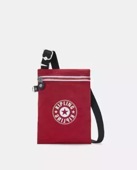 Маленькая сумка через плечо Kipling, бордовый