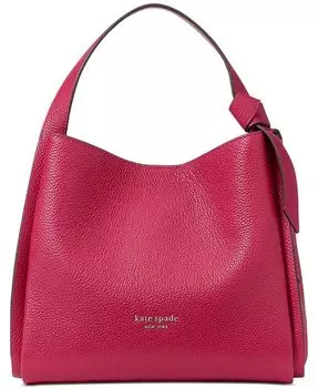 Маленькая сумка через плечо Knott из шагреневой кожи с цветными блоками kate spade new york, красный