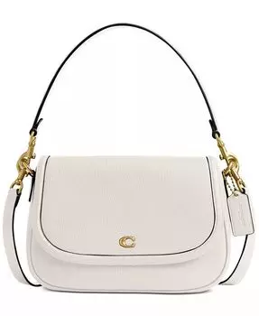 Маленькая сумка через плечо Legacy из шагреневой кожи Coach, белый