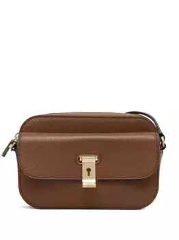 Маленькая сумка через плечо Lock Me Bally, коричневый